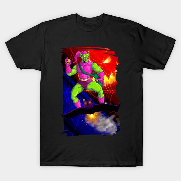 The Green Goblin T-Shirt by Dibujartpe